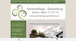 Desktop Screenshot of gartenpflege-gestaltung.at